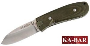 **Ka-Bar Phat Bob Straight Edge Knife - Folder - Kabar Knives