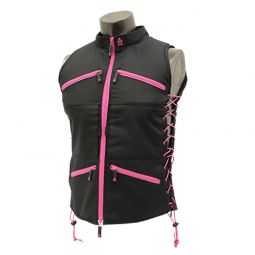 Ladies Hunter Sporting Vest -  Black and Pink - UTG Leapers