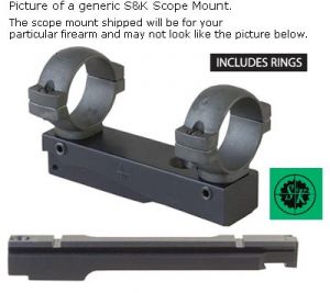 AR 180 Scope Mount - Includes Rings - S&K Scope Mounts