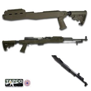 **SKS Intrafuse Gun Stock with Spike Bayonet Cut - Olive Drab - Tapco
